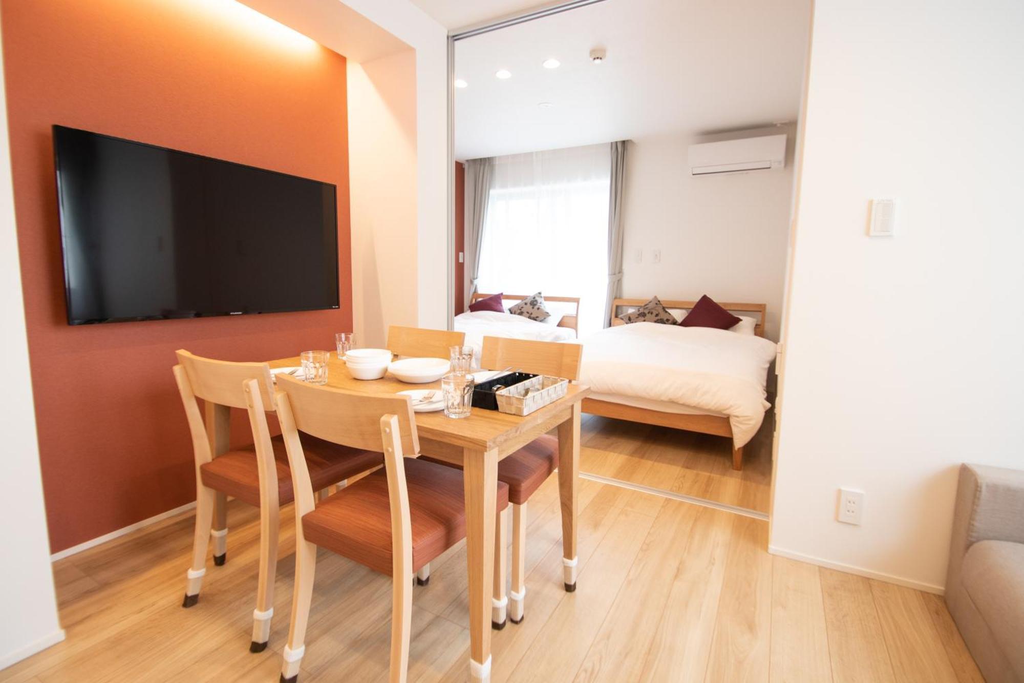 Apartment Hotel Tenjin TUMUGU Fukuoka  Bagian luar foto