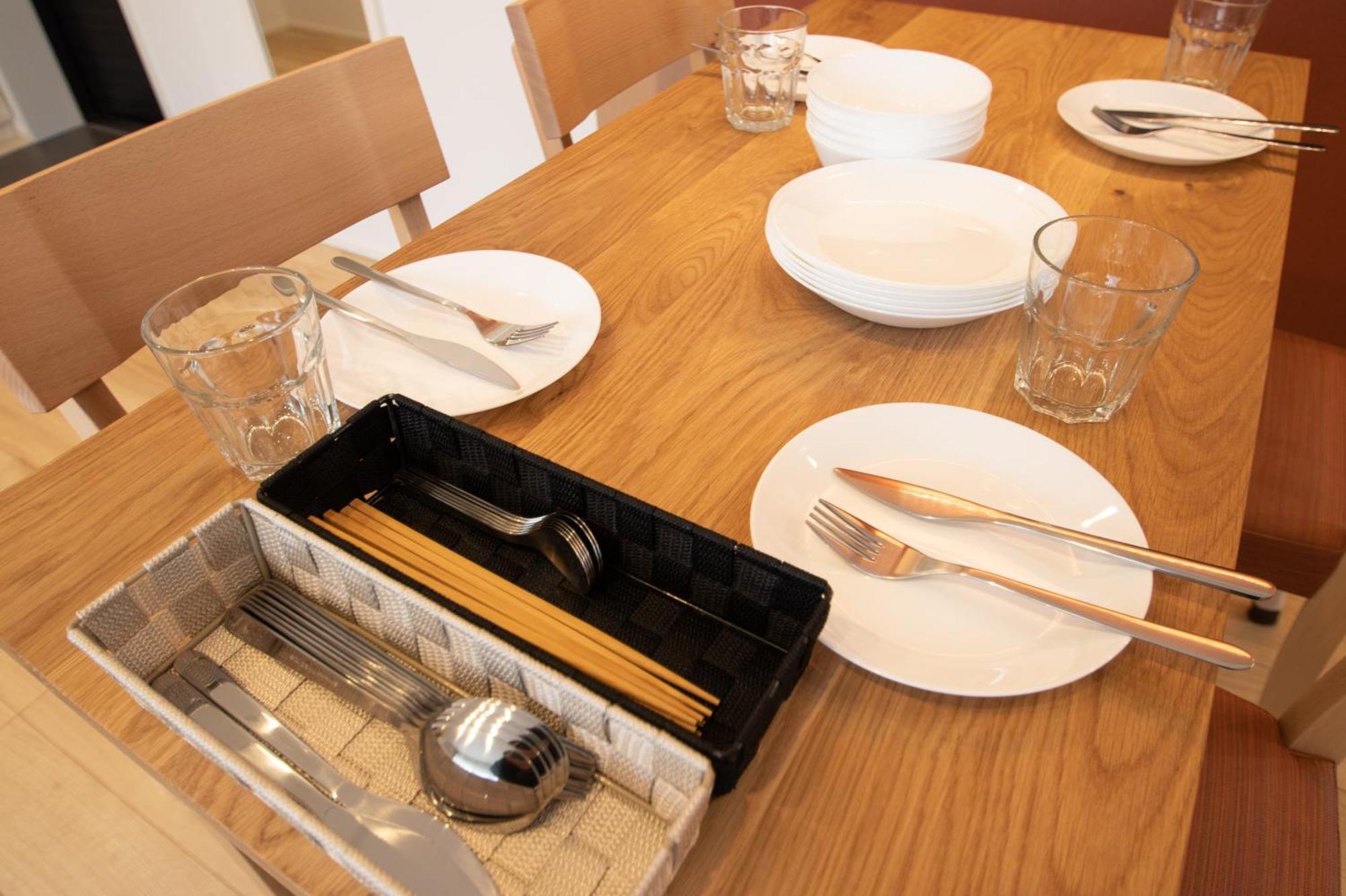 Apartment Hotel Tenjin TUMUGU Fukuoka  Bagian luar foto